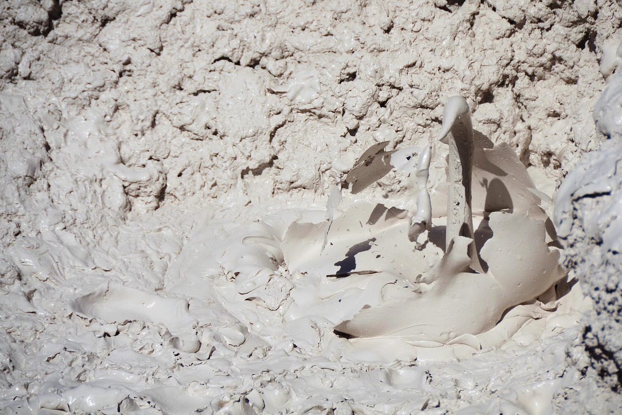 Mudpot, thermal feature, bubble — Cooling Strategies for Hot Climates and High Temperatures