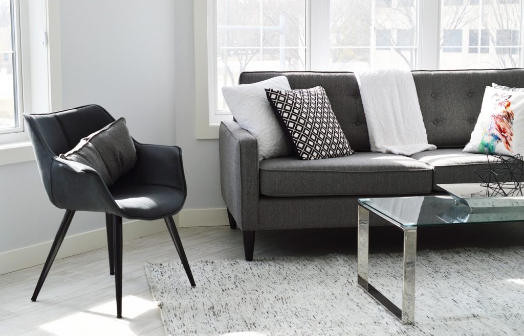 Living room, chair, sofa — High-Tech Bedroom Essentials