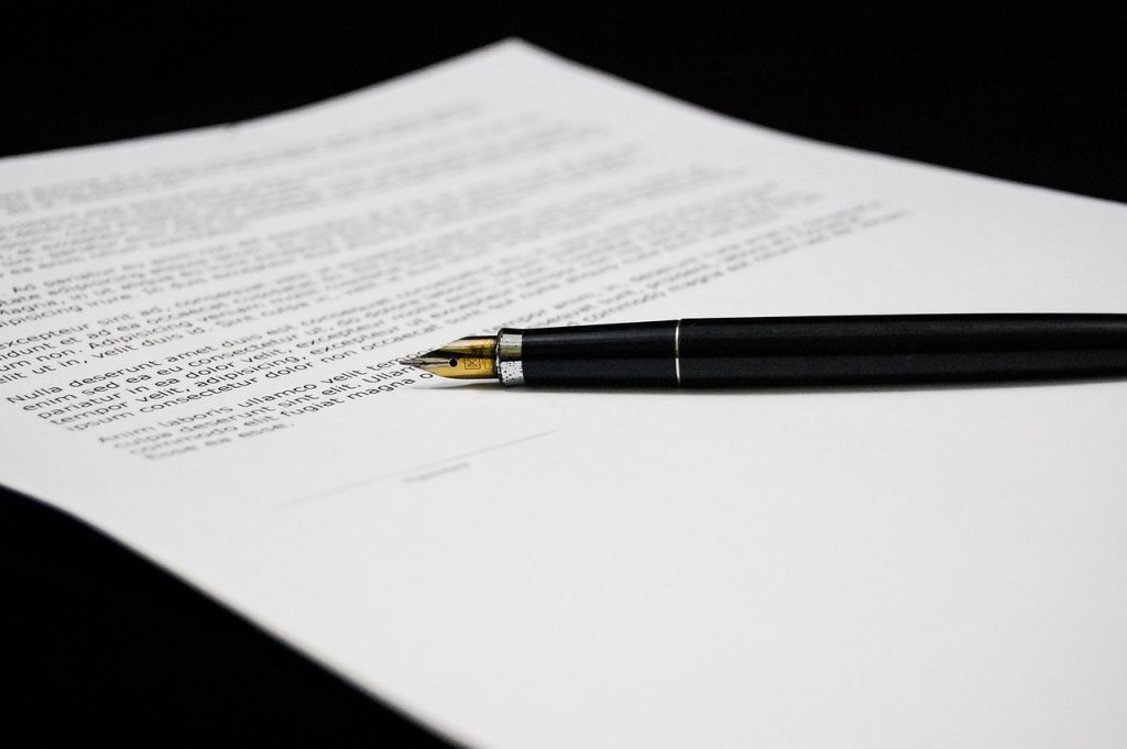 Document, agreement, documents — How to Choose the Right Concert Production Services